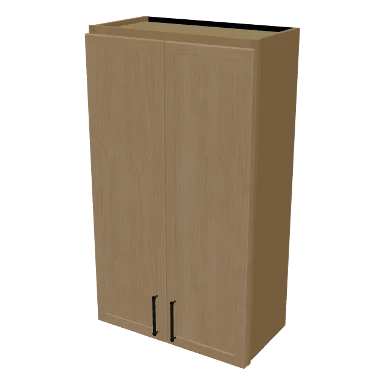 W2442 cabinet in Micro Shaker White Oak