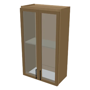 W2442GD cabinet in Micro Shaker White Oak