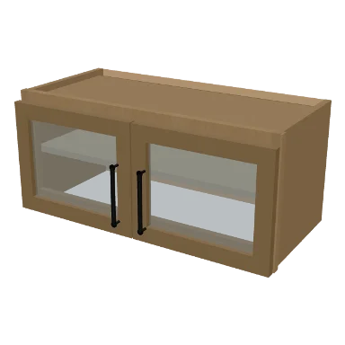 W2712GD cabinet in Micro Shaker White Oak
