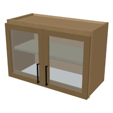 W2718GD cabinet in Micro Shaker White Oak