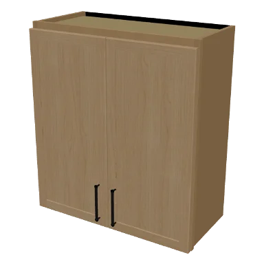 W2730 cabinet in Micro Shaker White Oak