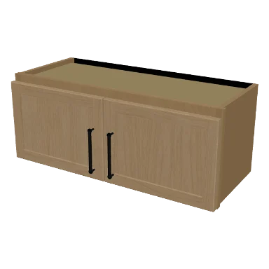 W3012 cabinet in Micro Shaker White Oak