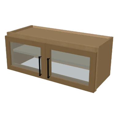 W3012GD cabinet in Micro Shaker White Oak