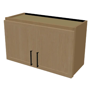 W3018 cabinet in Micro Shaker White Oak
