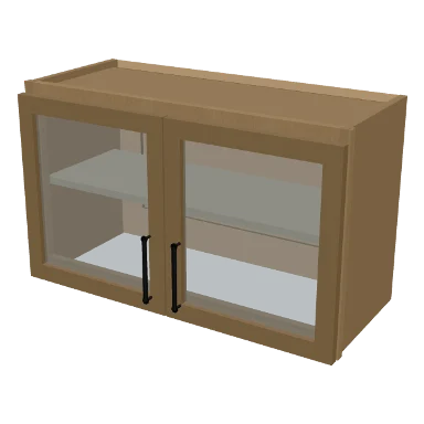 W3018GD cabinet in Micro Shaker White Oak