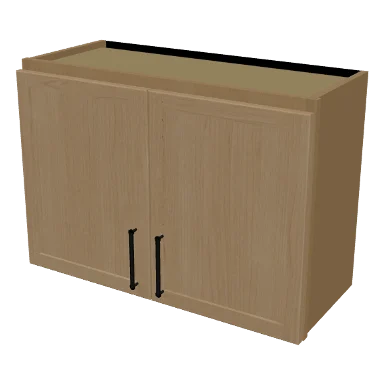W3021 cabinet in Micro Shaker White Oak