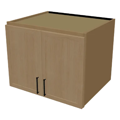 W302424 cabinet in Micro Shaker White Oak