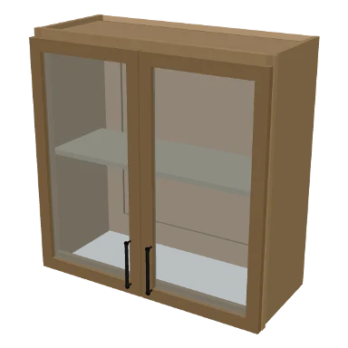 W3030GD cabinet in Micro Shaker White Oak