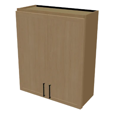 W3036 cabinet in Micro Shaker White Oak