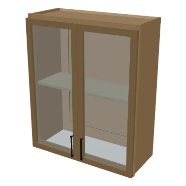 W3036GD cabinet in Micro Shaker White Oak