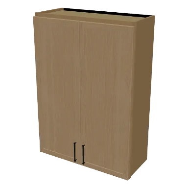 W3042 cabinet in Micro Shaker White Oak