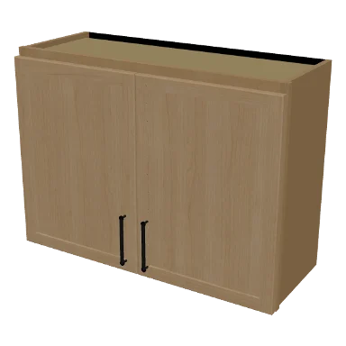 W3324 cabinet in Micro Shaker White Oak