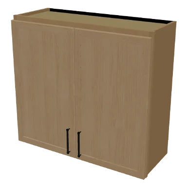 W3330 cabinet in Micro Shaker White Oak