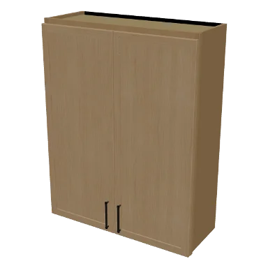 W3342 cabinet in Micro Shaker White Oak