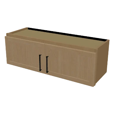 W3612 cabinet in Micro Shaker White Oak