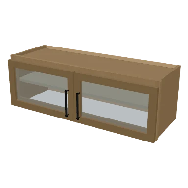 W3612GD cabinet in Micro Shaker White Oak