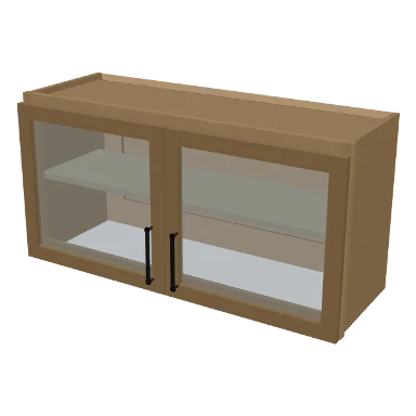 W3618GD cabinet in Micro Shaker White Oak