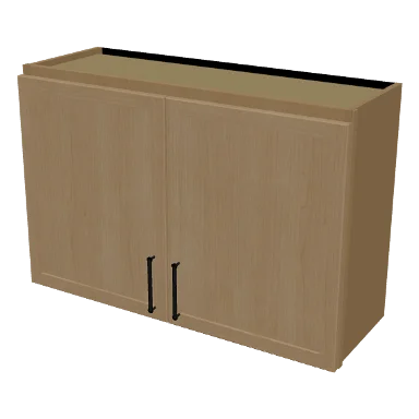 W3624 cabinet in Micro Shaker White Oak