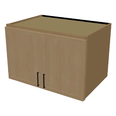 W362424 cabinet in Micro Shaker White Oak