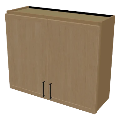 W3630 cabinet in Micro Shaker White Oak