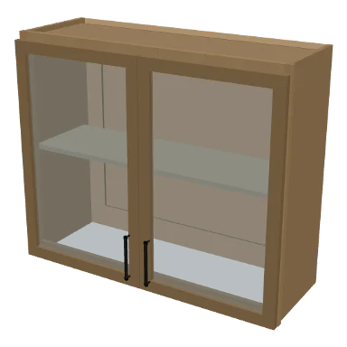 W3630GD cabinet in Micro Shaker White Oak