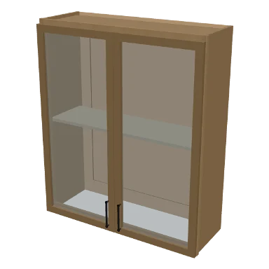 W3642GD cabinet in Micro Shaker White Oak