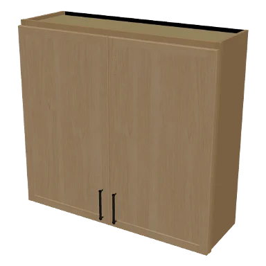 W3936 cabinet in Micro Shaker White Oak