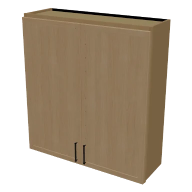 W3942 cabinet in Micro Shaker White Oak