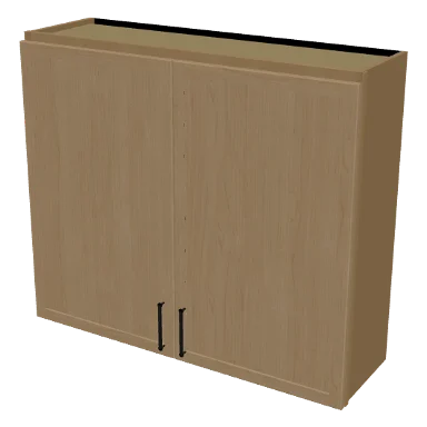 W4236 cabinet in Micro Shaker White Oak