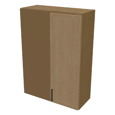 WBC3042 cabinet in Micro Shaker White Oak