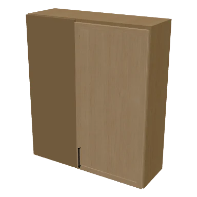 WBC3642 cabinet in Micro Shaker White Oak