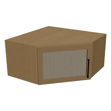 WDC2412GD cabinet in Micro Shaker White Oak