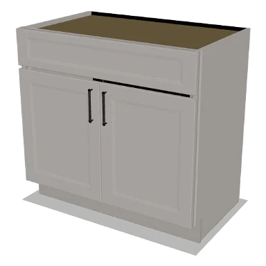 VSB36 cabinet in Bevel Greige