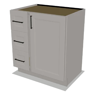 VSD30L cabinet in Bevel Greige
