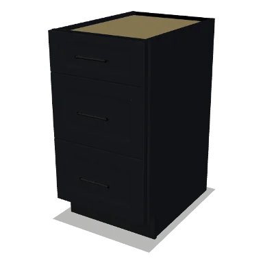 3DB18 cabinet in Bevel Black