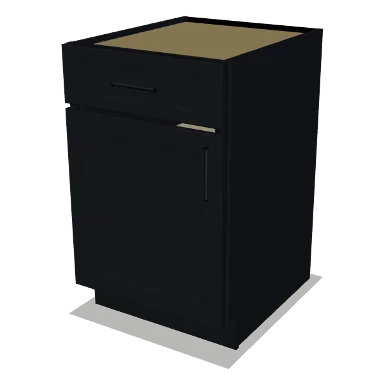 B21 cabinet in Bevel Black