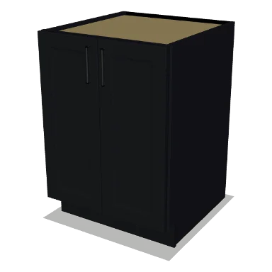 B24FH cabinet in Bevel Black