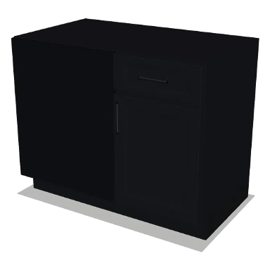 BBC45/48-42 cabinet in Bevel Black