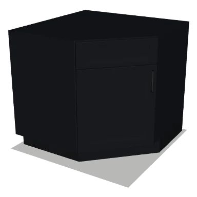 DSB36 cabinet in Bevel Black