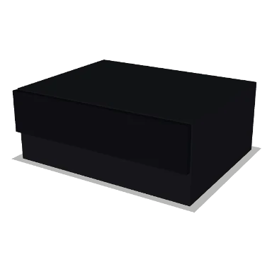OC33D-BOTTOM cabinet in Bevel Black