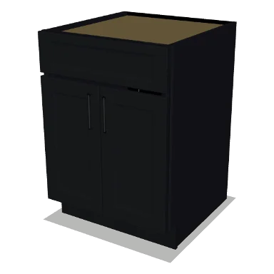 SB24 cabinet in Bevel Black