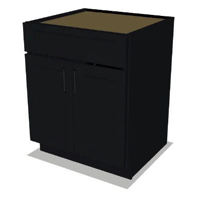 SB27 cabinet in Bevel Black