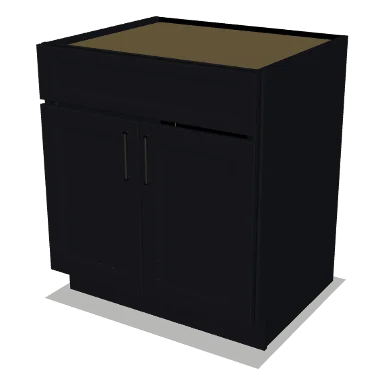SB30 cabinet in Bevel Black