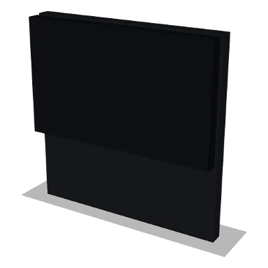 SD cabinet in Bevel Black