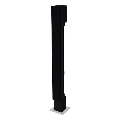 SQDL cabinet in Bevel Black