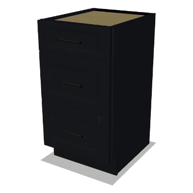 VDB18 cabinet in Bevel Black