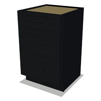 VDB21 cabinet in Bevel Black