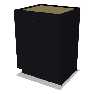VDB24 cabinet in Bevel Black