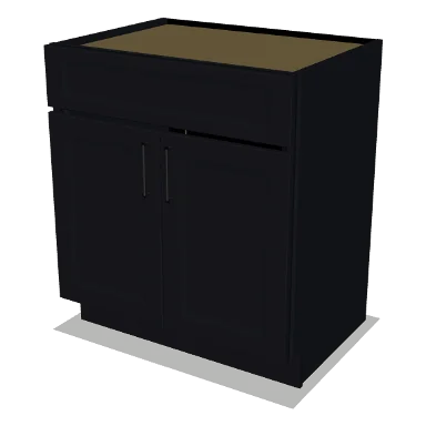 VSB30 cabinet in Bevel Black