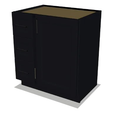 VSD30L cabinet in Bevel Black
